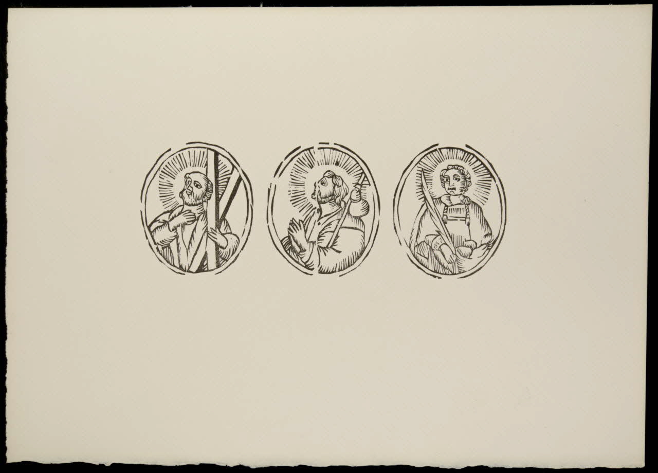 estampe Figures religieuses 1969.87.443.3 Photo