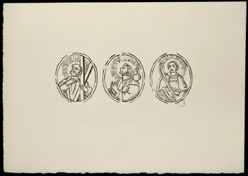 estampe Figures religieuses 1969.87.444  Photo