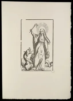 estampe Sainte Marthe 1969.87.453.1  Photo