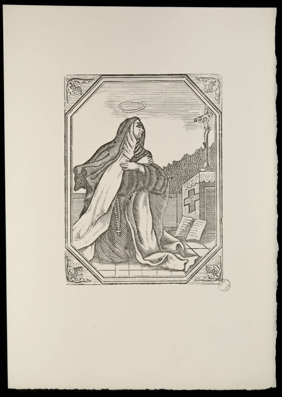 estampe Sainte Thérèse 1969.87.457.1 Photo