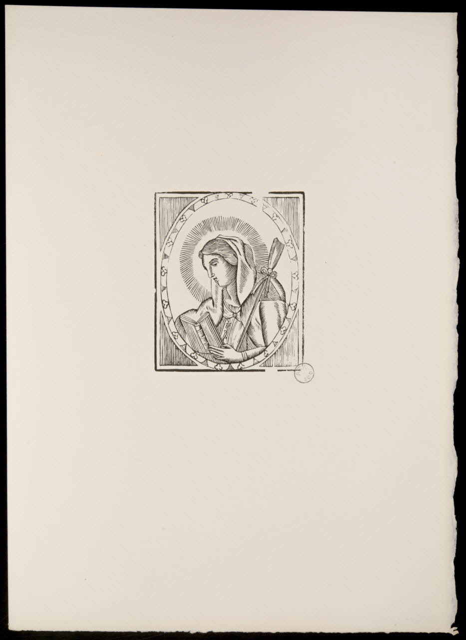 estampe Sainte Geneviève 1969.87.473.1 Photo