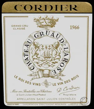 estampe CHATEAU GRUAUD-LAROSE 1971.14.148  Photo