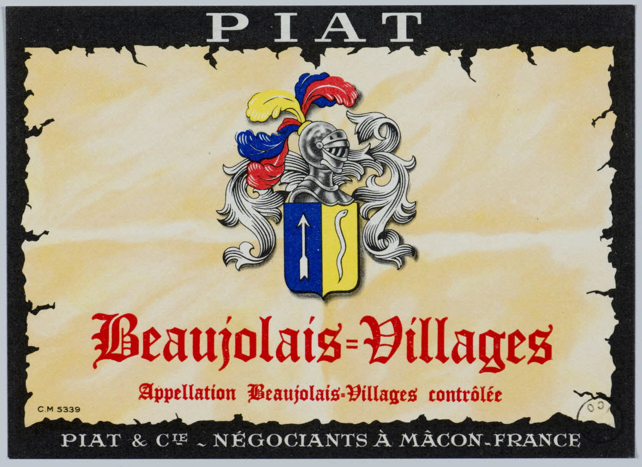 estampe BEAUJOLAIS = VILLAGES 1971.14.180 Photo