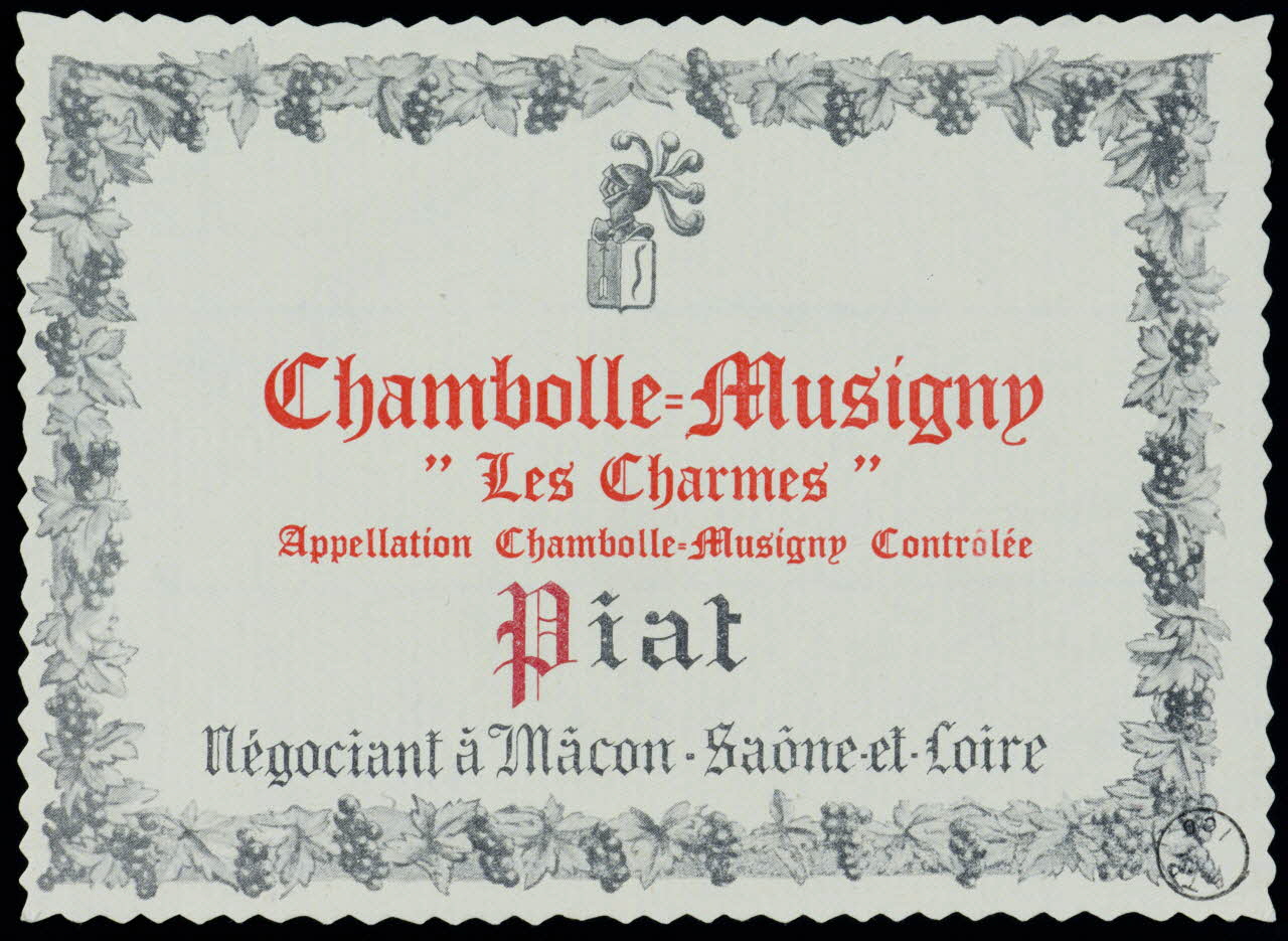 estampe Chambolle = Musigny 1971.14.182  Photo