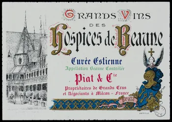 estampe GRANDS VINS  DES  HOSPICES de BEAUNE 1971.14.190 Photo