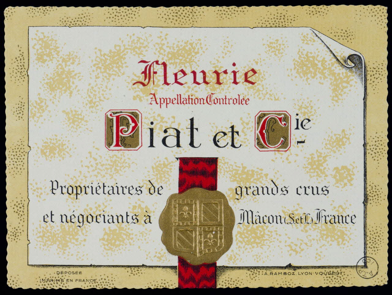 estampe Fleurie  Piat et Cie. 1971.14.193 Photo