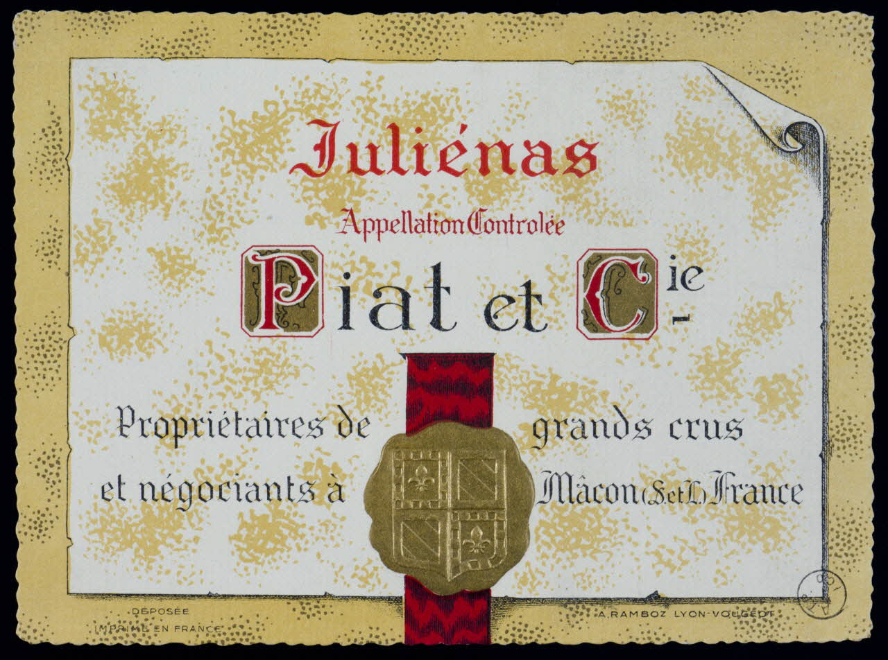 estampe Juliénas  Piat et Cie. 1971.14.199 Photo