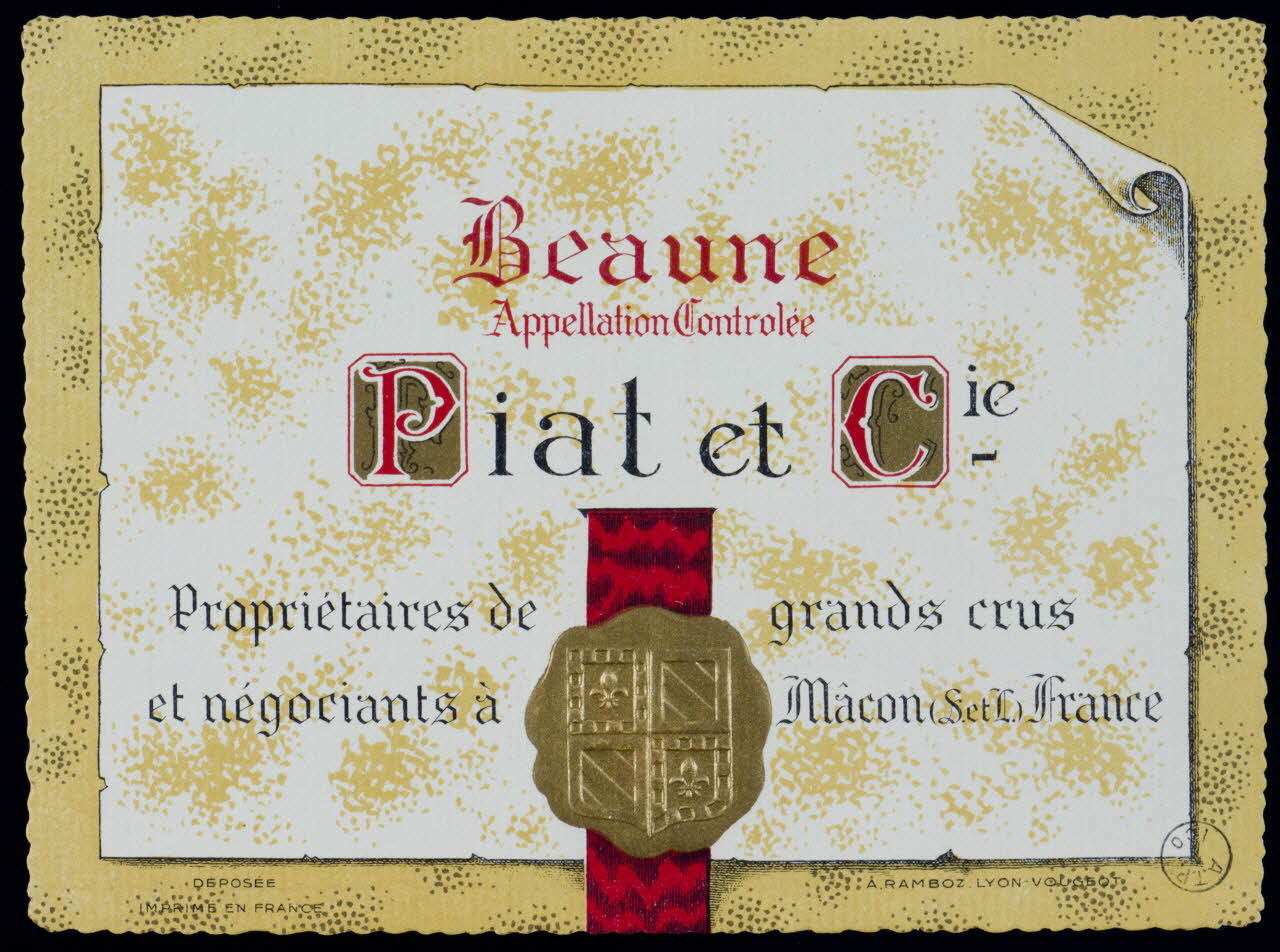 estampe Beaune  Piat et Cie. 1971.14.200 Photo