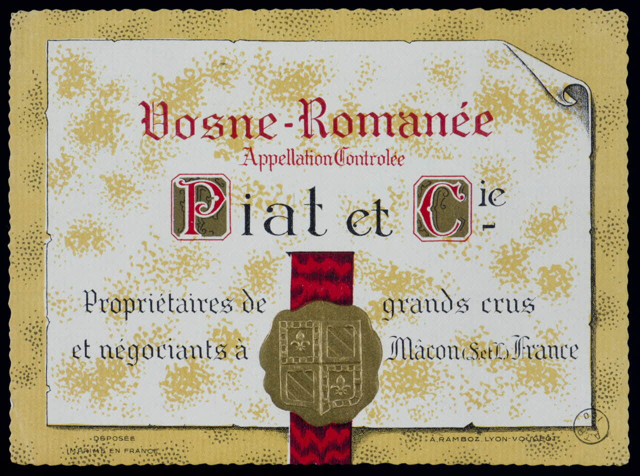 estampe Vosne - Romanée  Piat et Cie. 1971.14.201 Photo