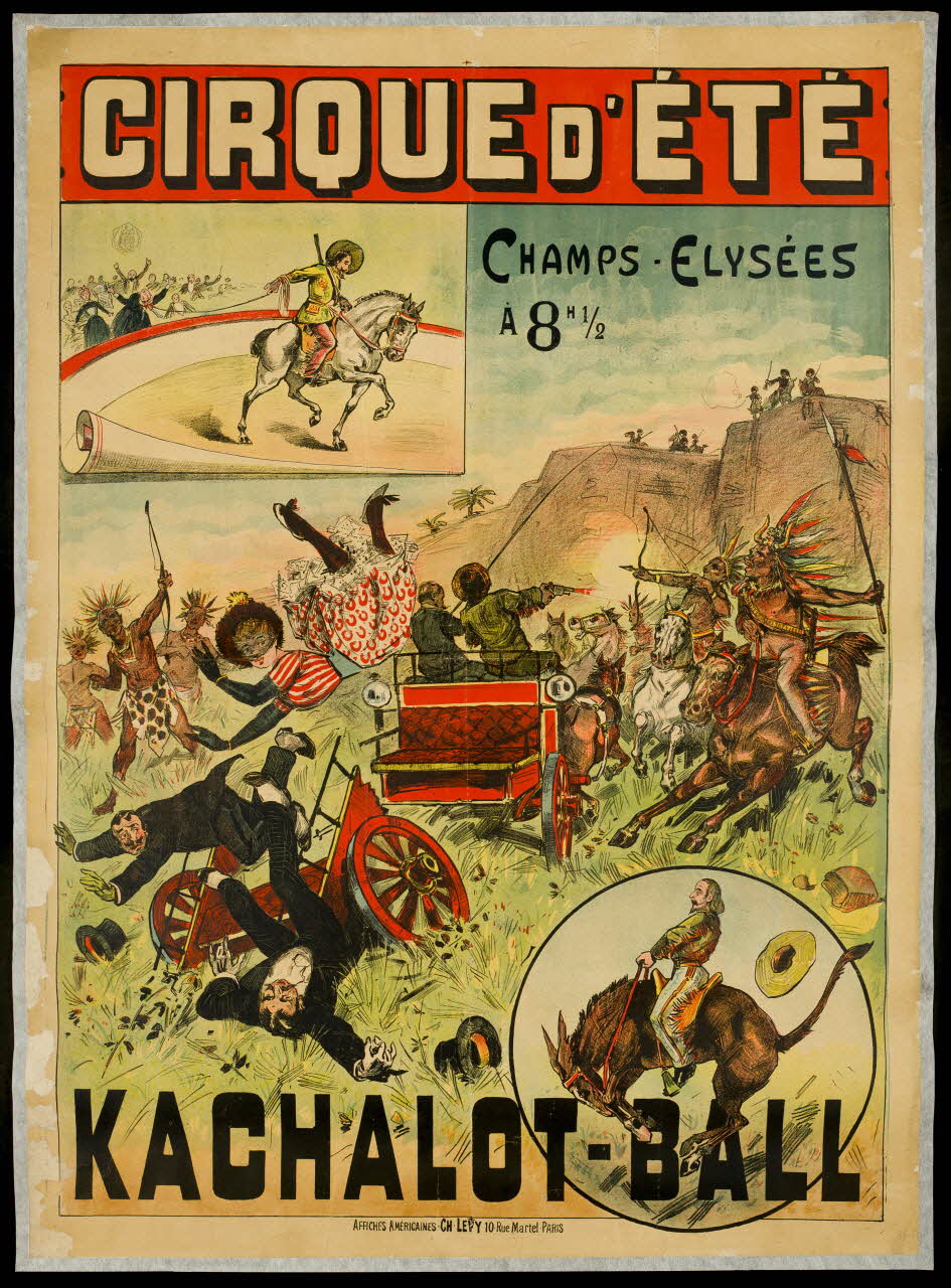 affiche CIRQUE D'ETE  KACHALOT-BALL 1972.11.72 Photo