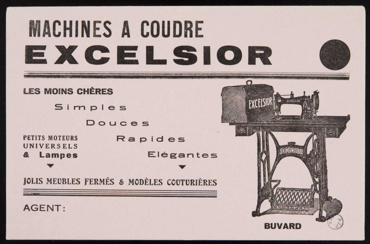 estampe MACHINES A COUDRE  EXCELSIOR 1972.110.1562.11 Photo