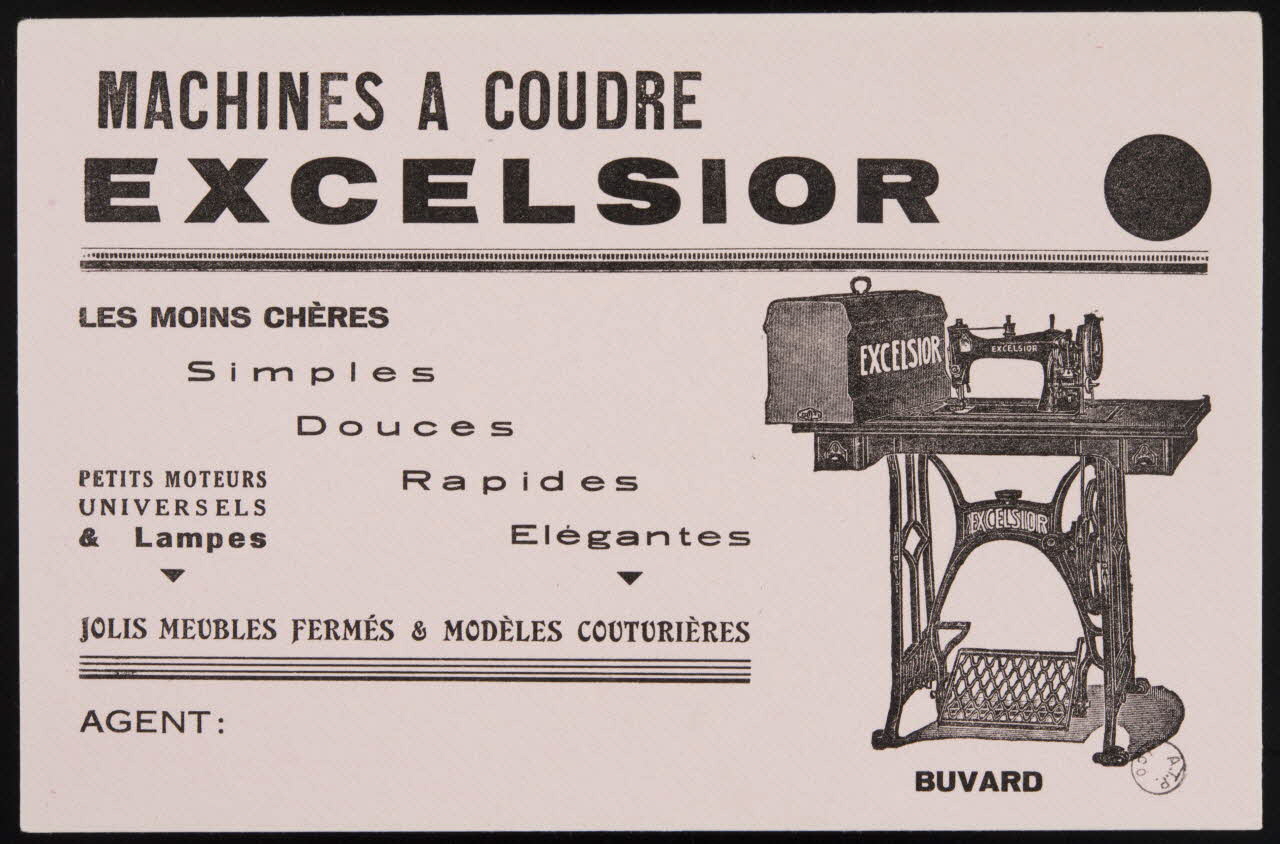 estampe MACHINES A COUDRE  EXCELSIOR 1972.110.1562.12 Photo