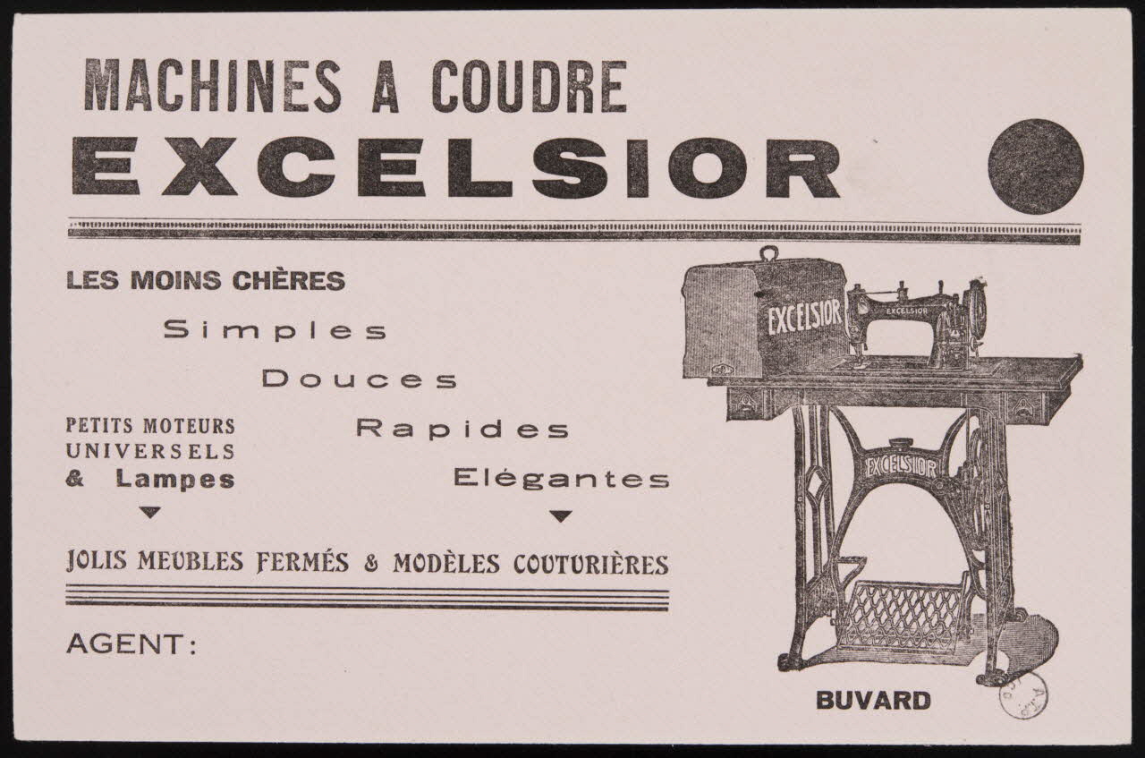 estampe MACHINES A COUDRE  EXCELSIOR 1972.110.1562.13 Photo