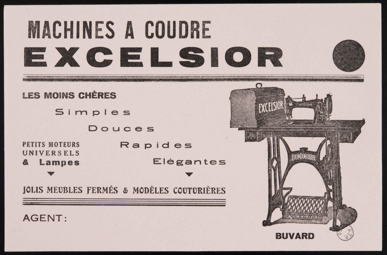 estampe MACHINES A COUDRE  EXCELSIOR 1972.110.1562.3 Photo