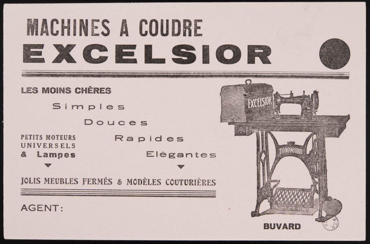 estampe MACHINES A COUDRE  EXCELSIOR 1972.110.1562.4 Photo
