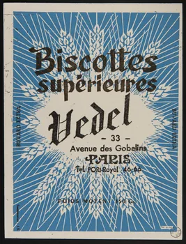 estampe Biscottes  supérieures  Vedel 1972.110.1567 Photo