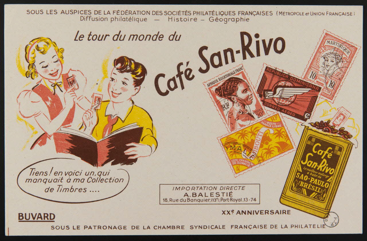 estampe Le tour du monde du  Café San-Rivo 1972.110.1569 Photo