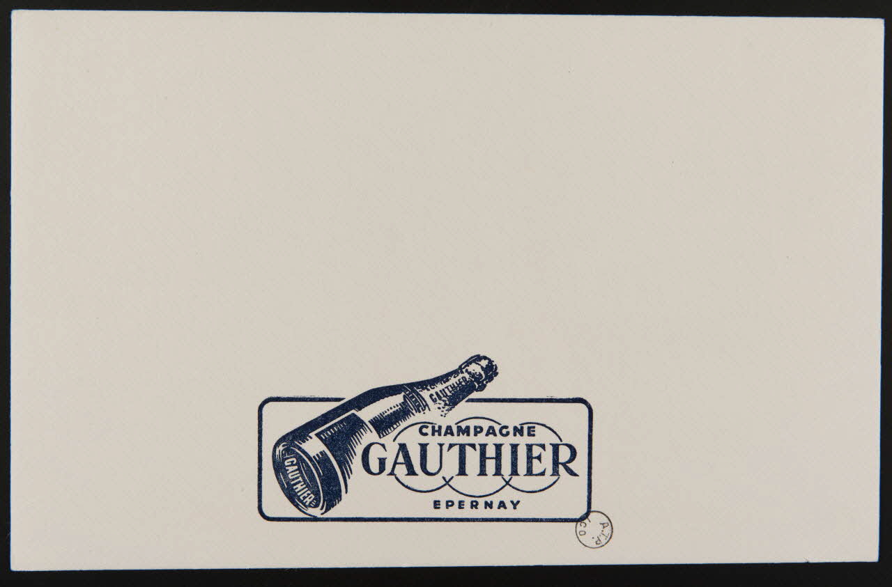 estampe CHAMPAGNE  GAUTHIER  EPERNAY 1972.110.1571 Photo