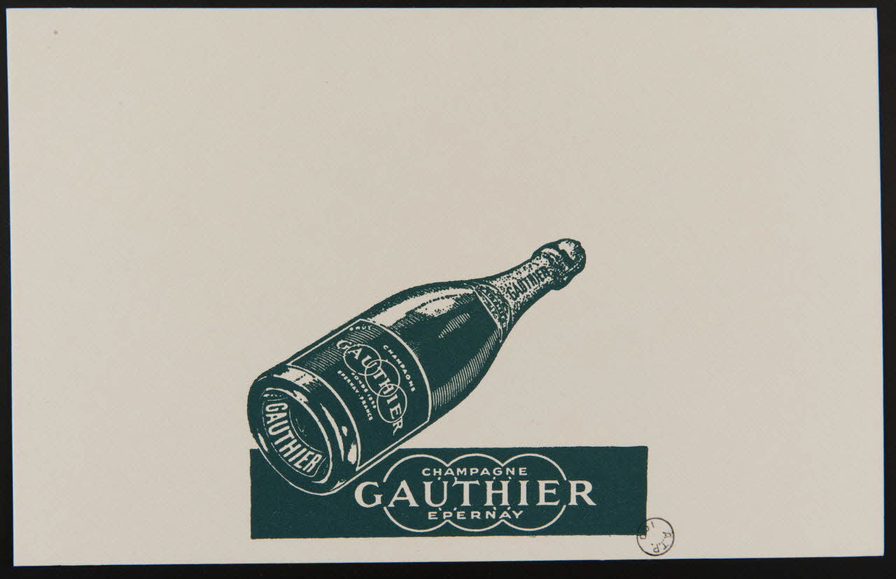 estampe CHAMPAGNE  GAUTHIER  EPERNAY 1972.110.1573 Photo