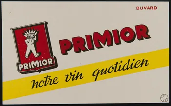 estampe PRIMIOR  notre vin quotidien 1972.110.1575  Photo