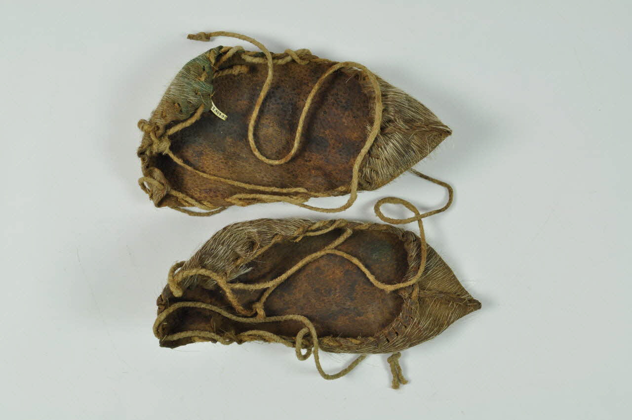 PAIRE DE SANDALES DMH1968.23.454.9  Photo Mucem