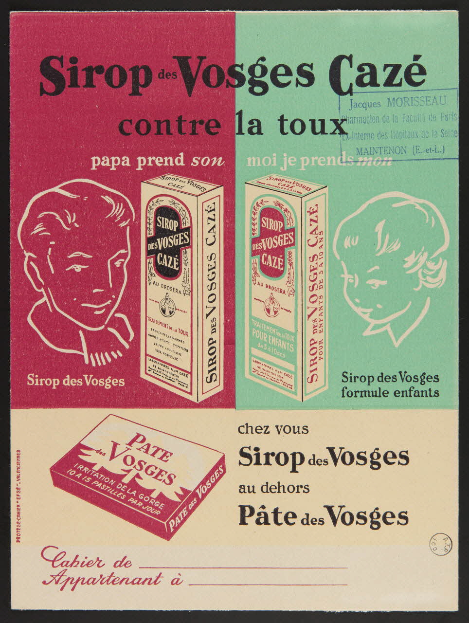 estampe Sirop des Vosges Cazé  contre la toux 1972.110.1609.2 Photo