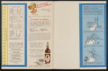 estampe - "Ben Jeannette, tu ne serais pas  au lit, si ta mère t'avait donné un  bon grog au bon rhum NEGRITA". 1972.110.1610.3  Photo