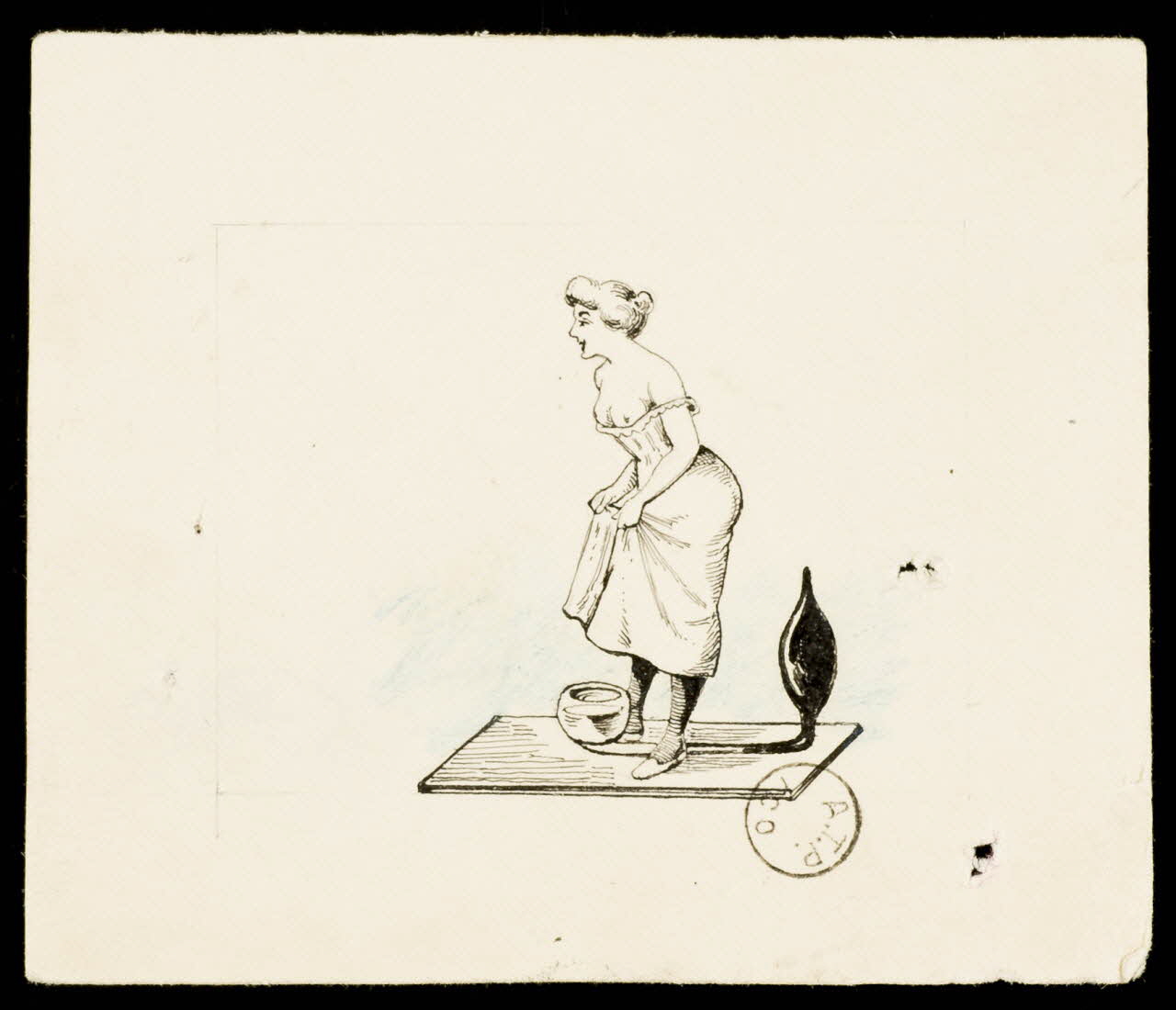 dessin Femme dénudée 1972.110.604 Photo