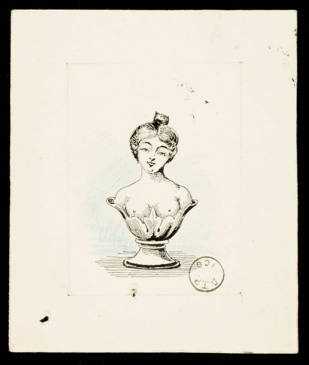 dessin Buste de jeune fille 1972.110.606 Photo