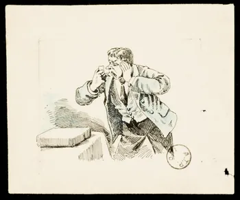 dessin Homme surpris 1972.110.607 Photo
