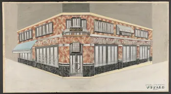 dessin Boulangerie 1972.13.8  Photo