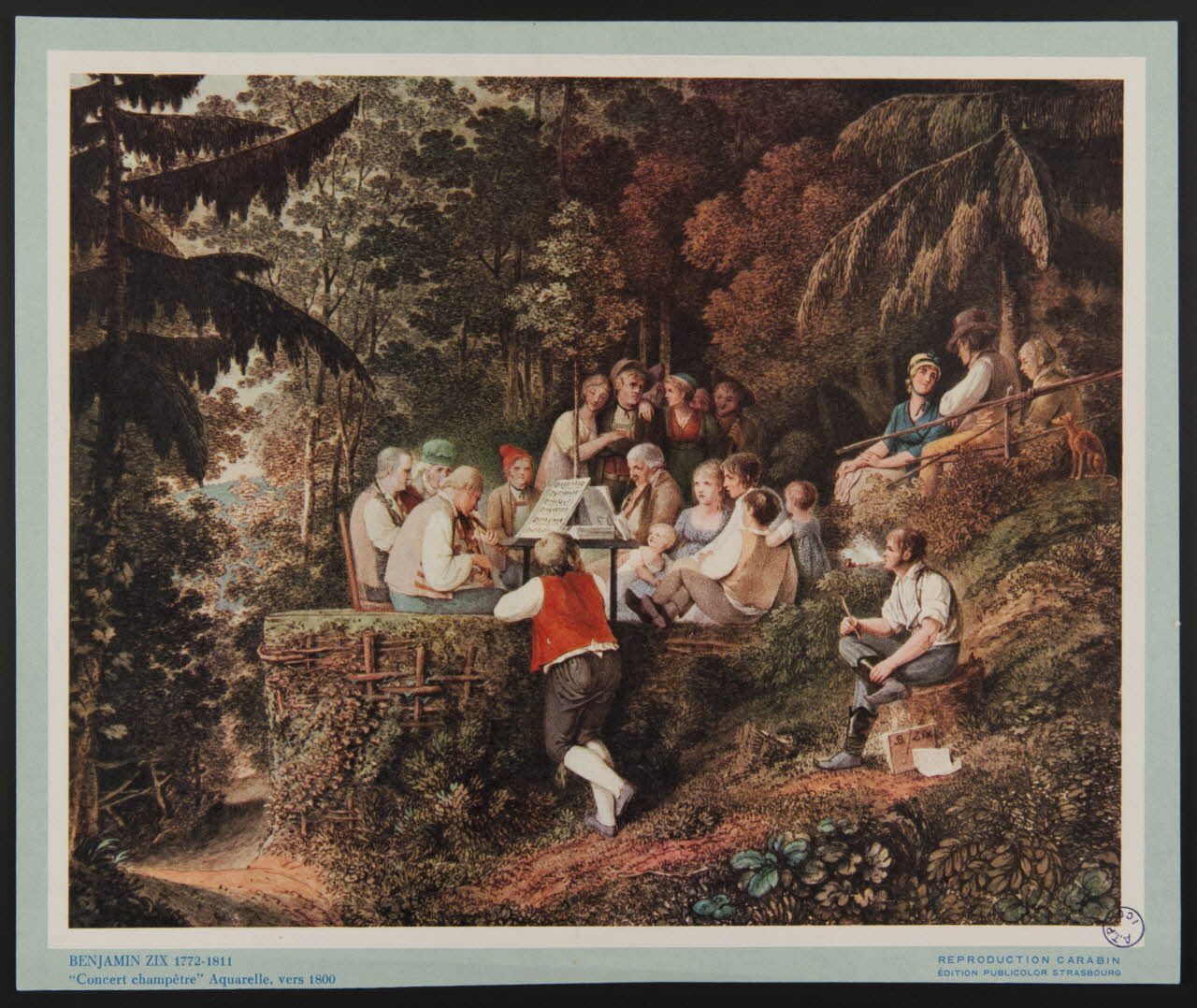 estampe "Concert champêtre" 1972.146.5 Photo