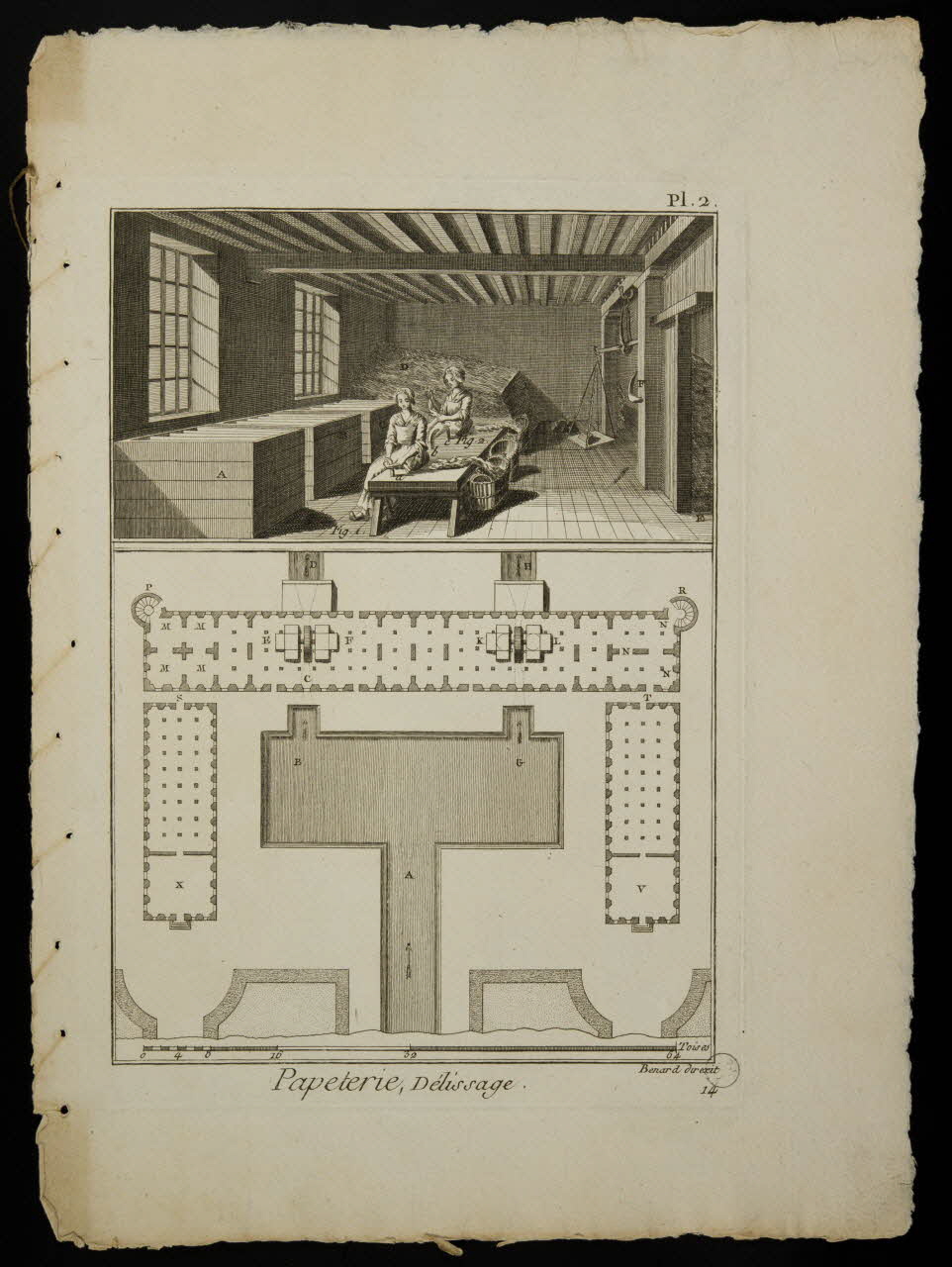 estampe Papeterie, Délissage. 1972.19.14 Photo