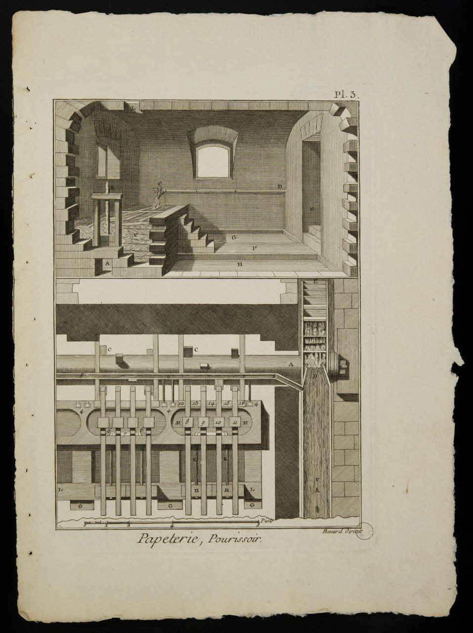 estampe Papeterie, Pourissoir. 1972.19.15 Photo