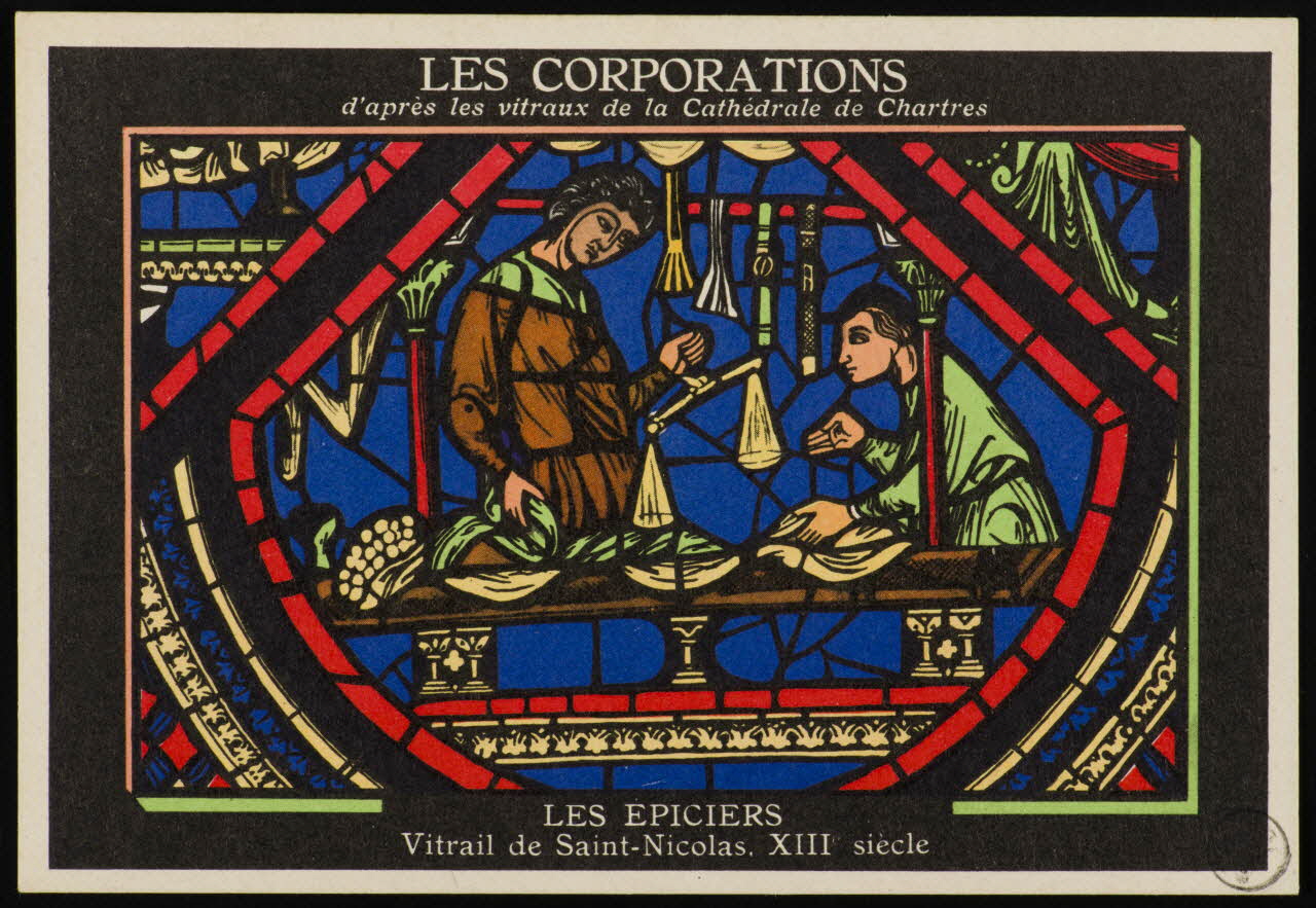 estampe LES EPICIERS 1972.19.35 Photo