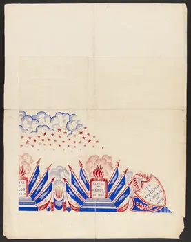 dessin GLOIRE AUX HEROS DE 1848 1972.19.7 Photo