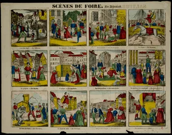 estampe SCENES DE FOIRE. 1972.21.33.1 Photo