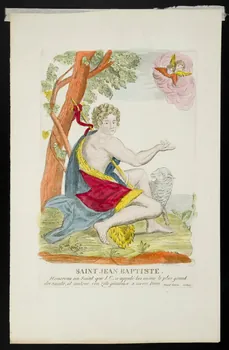 Jean-François Picard ; Marie-Françoise Guérin estampe SAINT JEAN BAPTISTE. Caen 1809-1831 1972.21.9  Photo