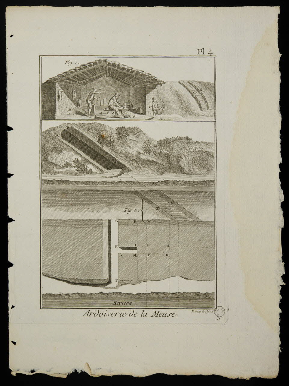 estampe Ardoiserie de la Meuse. 1972.52.10 Photo