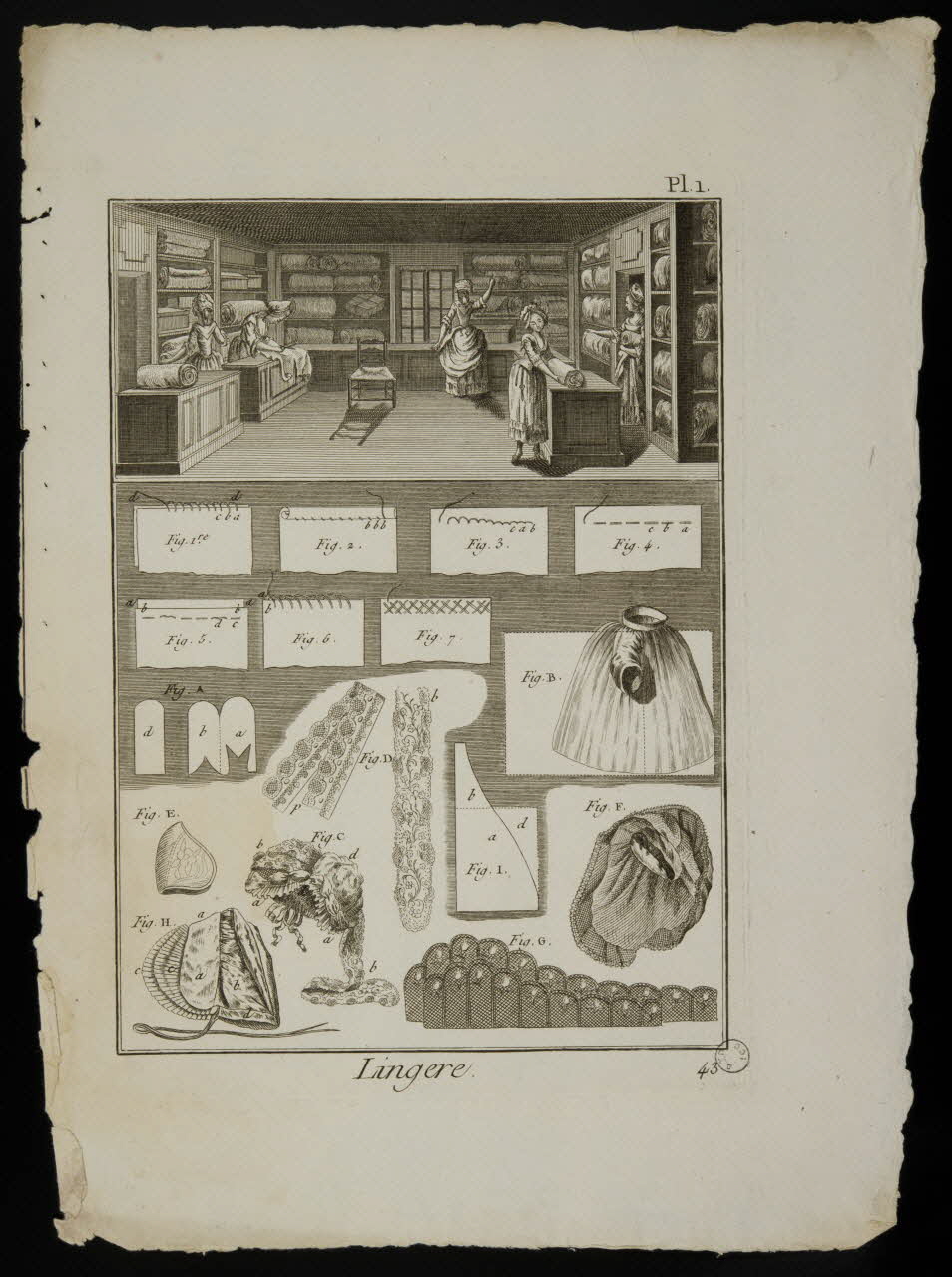 estampe Lingere. 1972.52.18 Photo