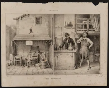estampe LE SAVETIER. 1972.54.3 Photo