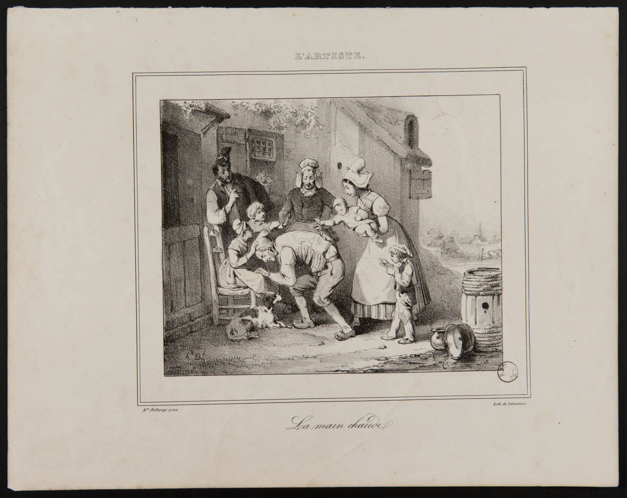 estampe La main chaude. 1972.54.6 Photo