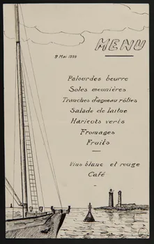 estampe MENU 1972.57.13  Photo