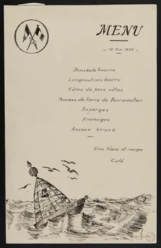 estampe MENU 1972.57.14  Photo