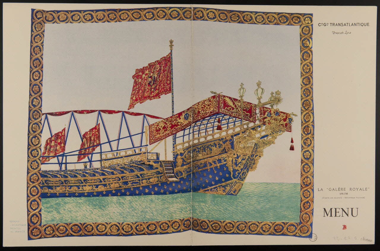 estampe LA "GALERE ROYALE"  1690-1748 1972.57.5 Photo