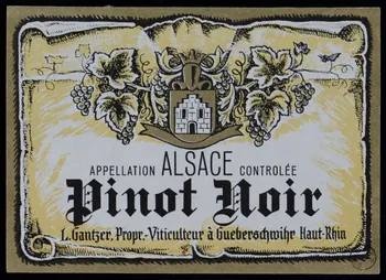 estampe APPELLATION ALSACE CONTROLEE  Pinot Noir 1972.58.7 Photo
