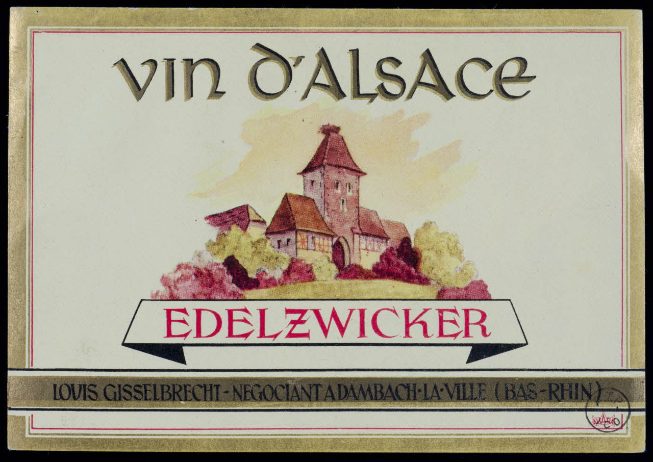 estampe VIN D'ALSACE  EDELZWICKER 1972.58.92.1/2 Photo