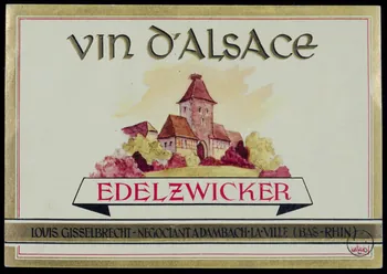 estampe VIN D'ALSACE  EDELZWICKER 1972.58.92.1/2  Photo