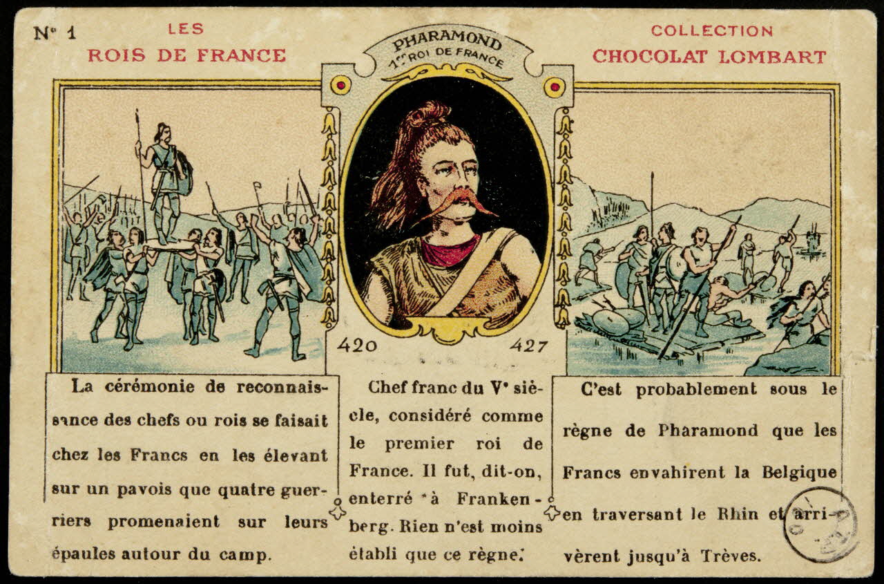 carte réclame PHARAMOND  1er ROI DE FRANCE 1972.59.121 Photo
