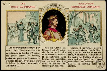 carte réclame CHILDERIC II  15e ROI DE FRANCE 1972.59.135 Photo